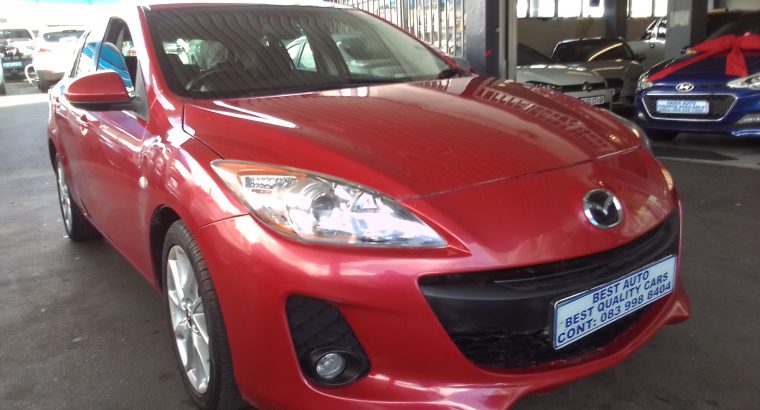 2014 Mazda 3 1.6 Engine Capacity Sport with Manuel Transmission,