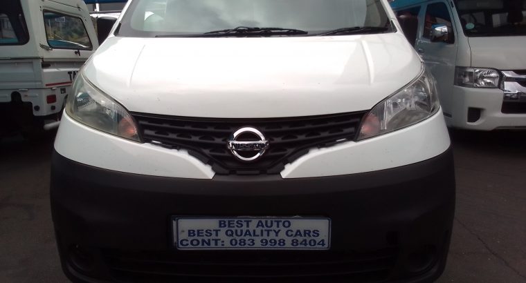2014 Nissan NV 200 1.9 Engine Capacity TDI Diesel Pan Van with Ma