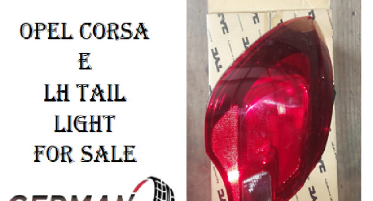 Opel Corsa E LH tail light for sale