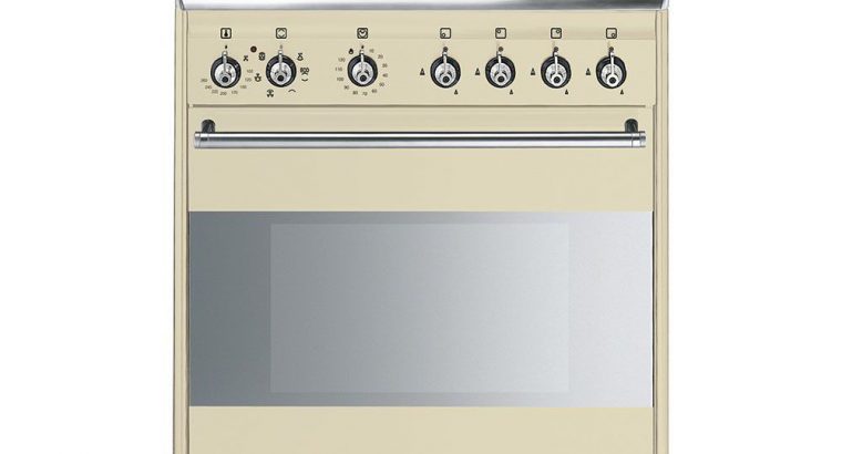 Smeg 60cm Gas/Electric Cream Cooker – SSA60MP9.