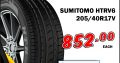 Get Sumitomo HTRV6 205/40R17V for ONLY R852 each!
