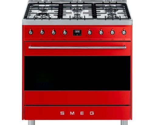 Smeg 90cm Red Gas/Electric Cooker – C9MARSSA9.