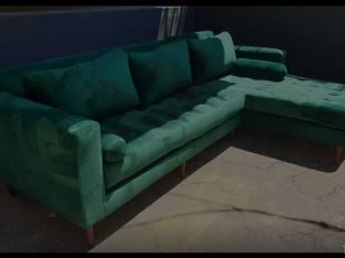 L shaped Couches with cushions