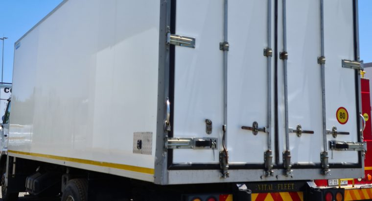 2015 Nissan UD 80 Fridge Body Truck for sale.