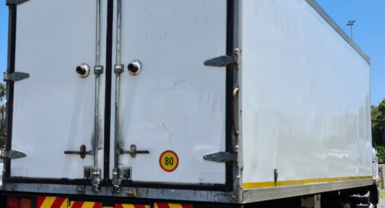 2012 Nissan UD 90 Fridge Body Truck for sale.
