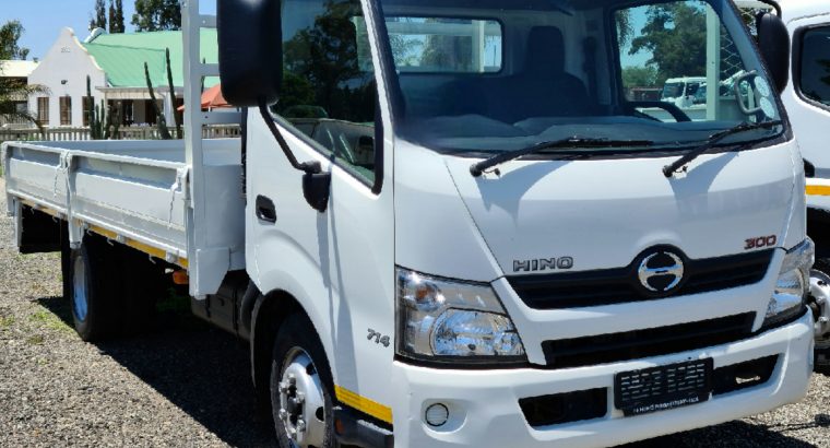 2018 Hino 300 714 LWB Dropside Truck for sale.