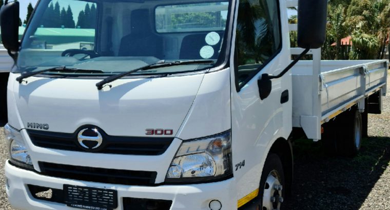 2018 Hino 300 714 LWB Dropside Truck for sale.