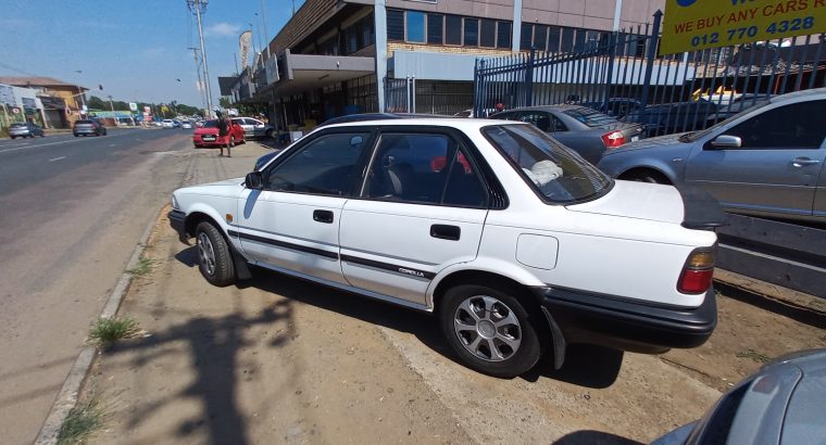 1992 TOYOTA COROLLA 1.6 MANUAL PETROL AT MANIC AUTO PARTS