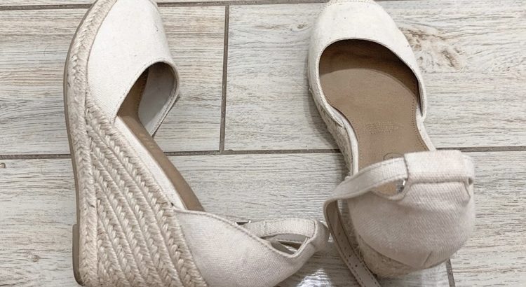 Cream Espadrille Wedges
