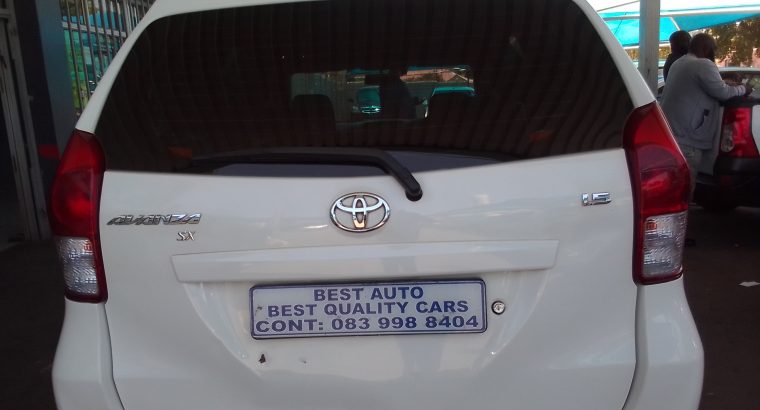 2015 Toyota Avanza 1.5 Engine Capacity with Manuel Transmission,