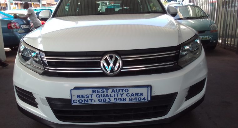 2012 VW Tiguan 1.4 Engine Capacity TSI Blue motion, with Manuel T