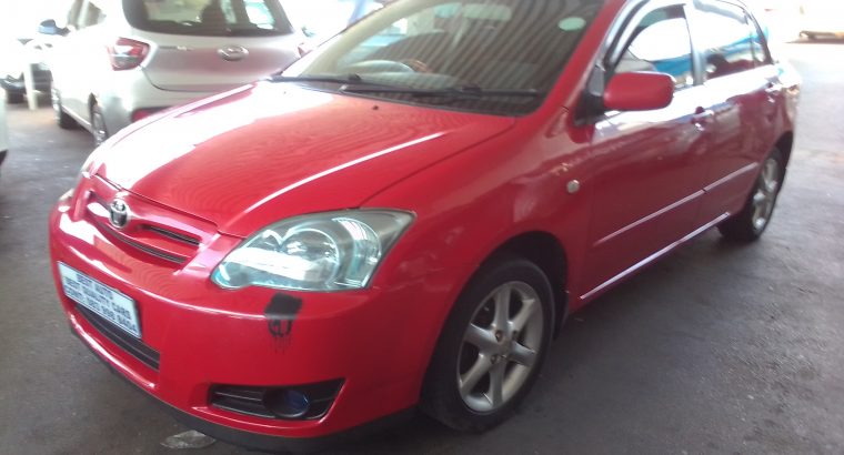 2006 Toyota Runx 1.6 Engine Capacity with Manuel Transmission, E