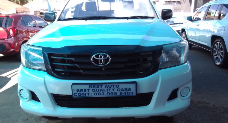 2013 Toyota Hilux 2.5 Engine Capacity 4X4 Single Cab Hi-Raid with
