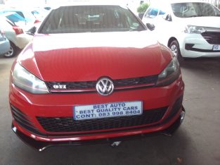 2014 VW Golf 7 2.0 Engined Capacity GTI DSG with Automatic Transm
