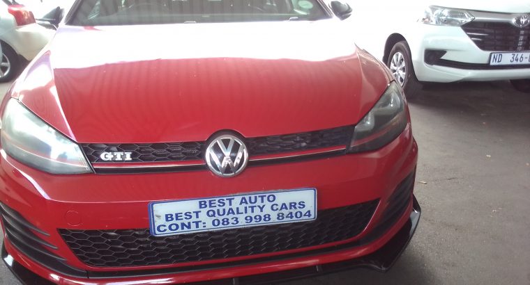 2014 VW Golf 7 2.0 Engined Capacity GTI DSG with Automatic Transm