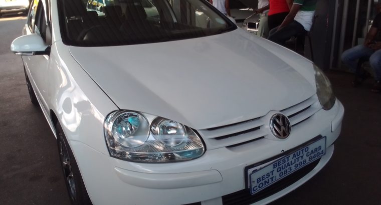 2008 VW Golf 5 2.0 Engine Capacity TDI with Manuel Transmission,