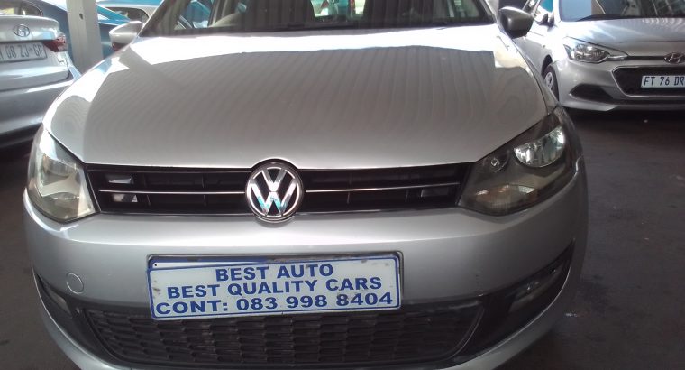 2013 VW Polo 6 1,4 Engine Capacity with Manuel Transmission, Elec