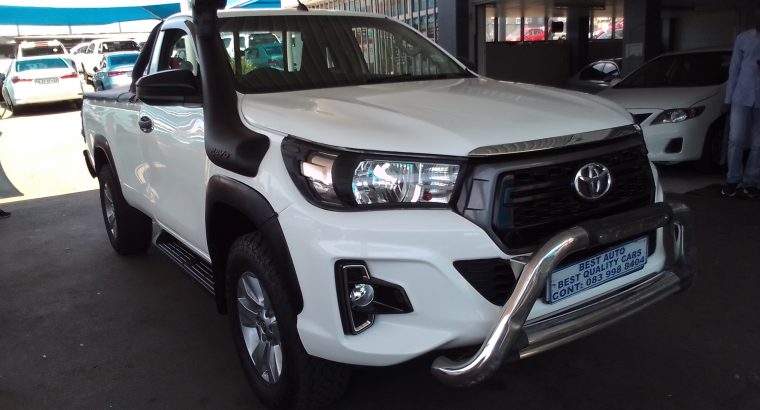 2016 Toyota Hilux 2.8 Engine Capacity GD6 4X4 Single Cab with Ma
