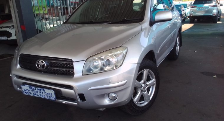 2007 Toyota RAV4 1.8 Engine Capacity 4X4 with Automatic Transmiss