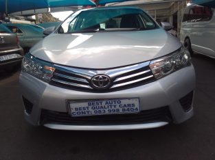 2015 Toyota Corolla 1.4 Engine Capacity Prestige D4D Diesel with