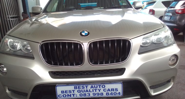 2013 BMW X3 2,0 Engine Capacity X-Diver with Automatic Transmissi