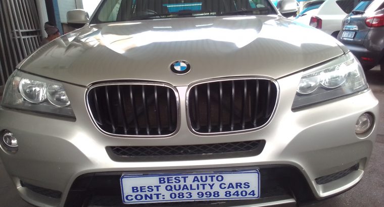 2013 BMW X3 2,0 Engine Capacity X-Diver with Automatic Transmissi