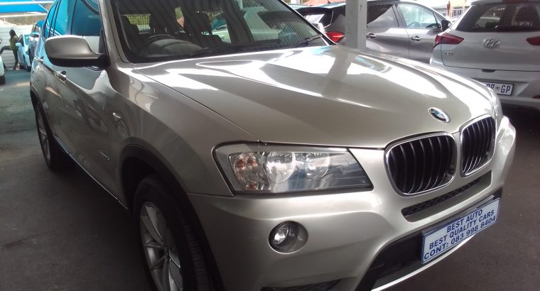 2013 BMW X3 2,0 Engine Capacity X-Diver with Automatic Transmissi
