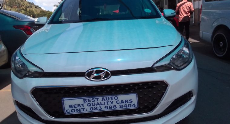 2016 Hyundai i20 1.4 Engine Capacity Motion with Manuel Transmiss