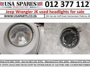 Jeep Wrangler JK used headlights/parts for sale