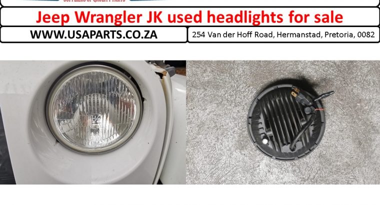 Jeep Wrangler JK used headlights/parts for sale