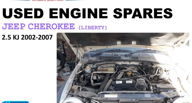 Used engine spares/Jeep Cherokee (Liberty) 2.5 KJ diesel
