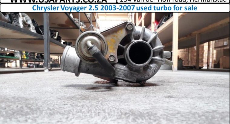 Chrysler Voyager 2.5 LE 1999-03 used turbo for sale