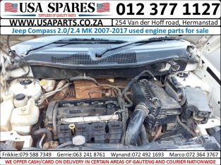 Jeep Compass 2.0/2.4 MK 2007-17 used engine parts for sale
