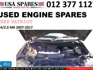 Used engine spares/Jeep Patriot 2.4/2.0 MK petrol