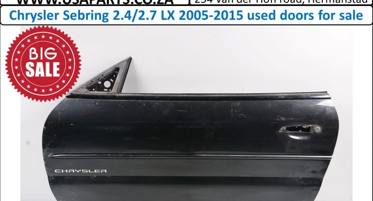 Chrysler Sebring LX 2005-15 used doors for sale
