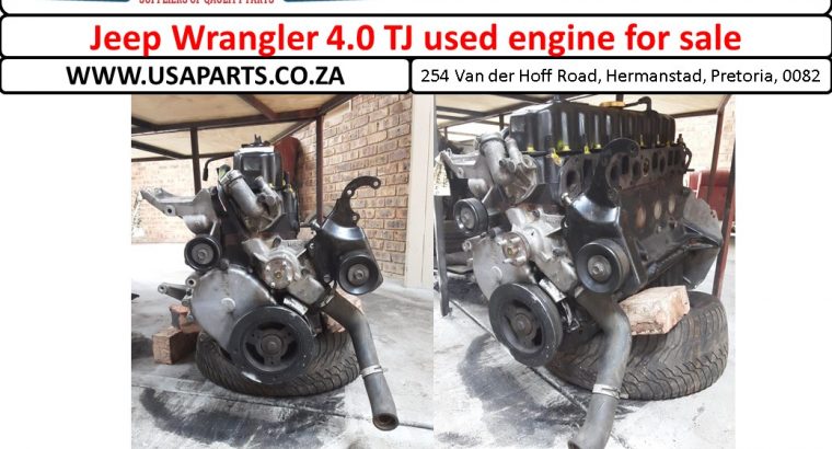 Jeep Wrangler 4.0 TJ petrol engine for sale
