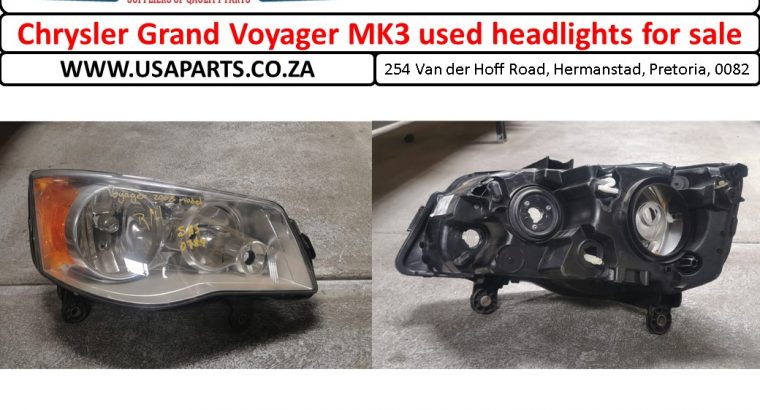 Chrysler Grand Voyager MK3 used headlights/parts for sale