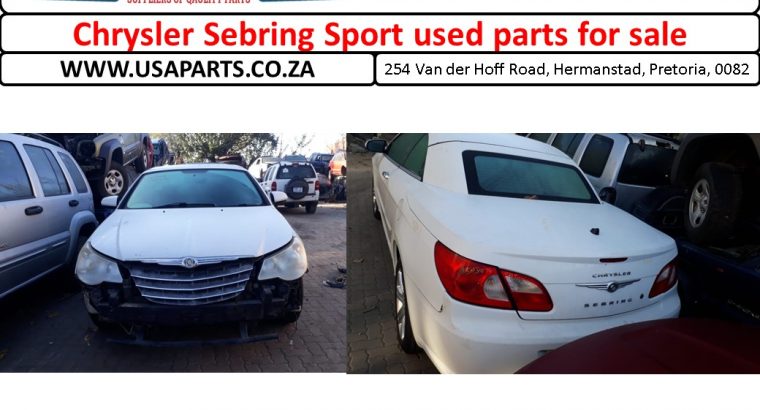 Chrysler Sebring Sport used parts/spares for sale