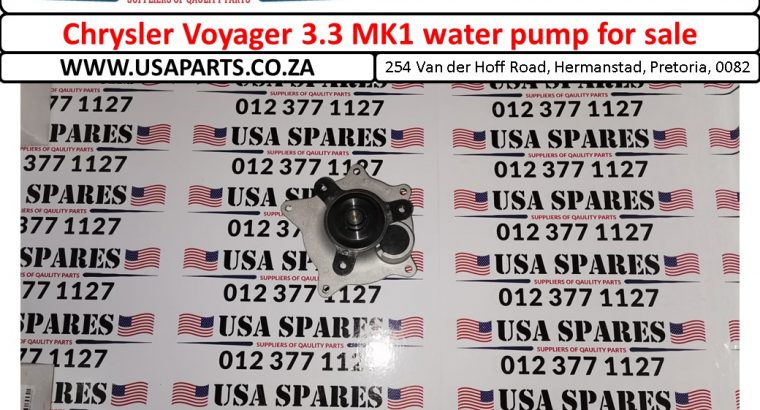 Chrysler Voyager 3.3 LX 1999-003 used water pump for sale