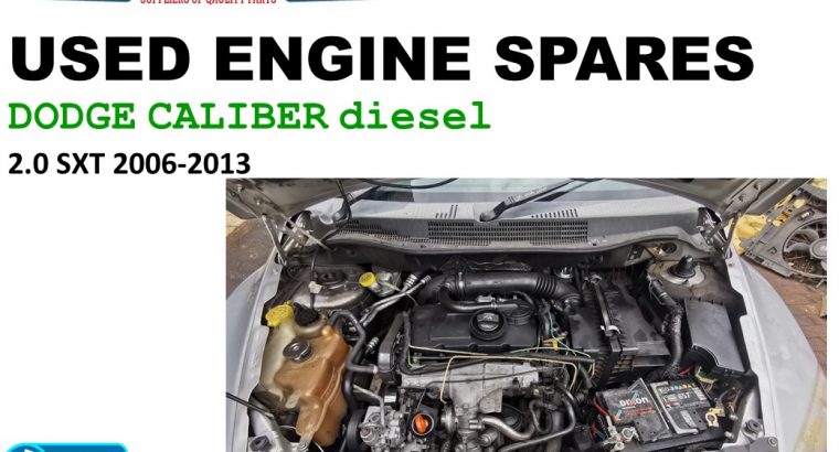 Used engine spares/Dodge Caliber 2.0 SXT diesel