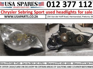 Chrysler Sebring used headlights/parts for sale