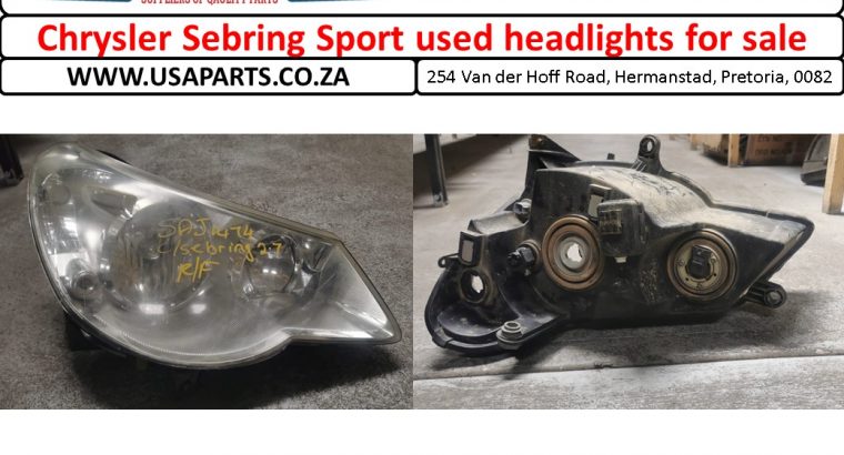 Chrysler Sebring used headlights/parts for sale