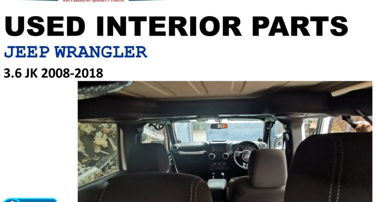 Selling Interior used parts/Jeep Wrangler 3.6 JK 2008-2018