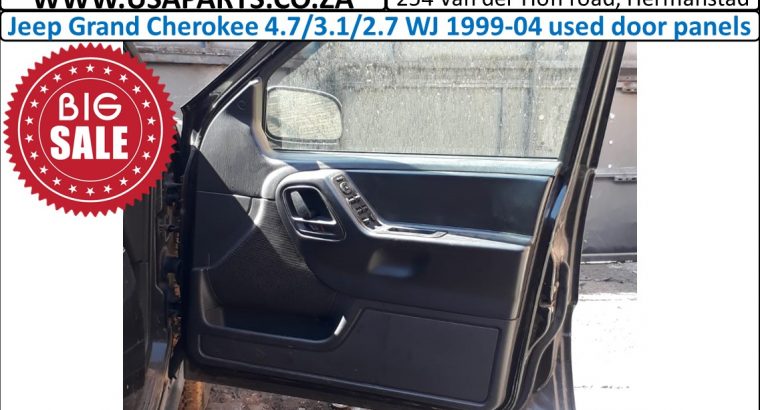 Jeep Grand Cherokee WJ 1999-04 used door panels for sale