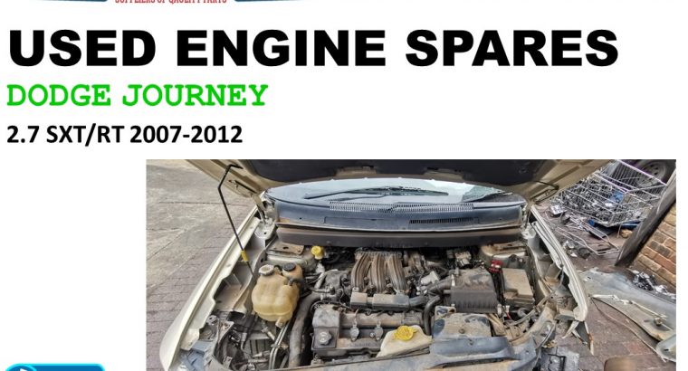 Used engine spares/Dodge Journey 2.7 SXT/RT petrol