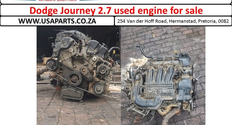 Dodge Journey 2.7 petrol engine for sale
