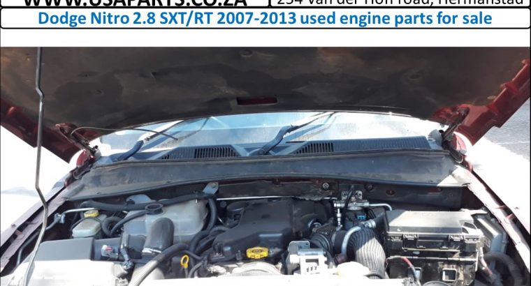 Dodge Nitro 2.8 SXT/RT 2007-13 used engine parts for sale