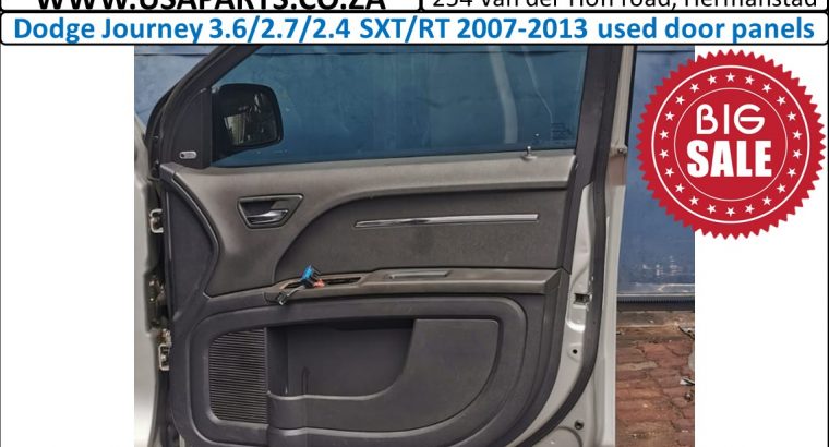 Dodge Journey SXT/RT 2007-12 used door panels for sale
