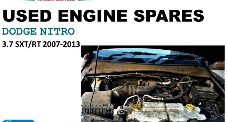 Used engine spares/Dodge Nitro 3.7 SXT/RT petrol