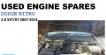 Used engine spares/Dodge Nitro 2.8 SXT/RT diesel